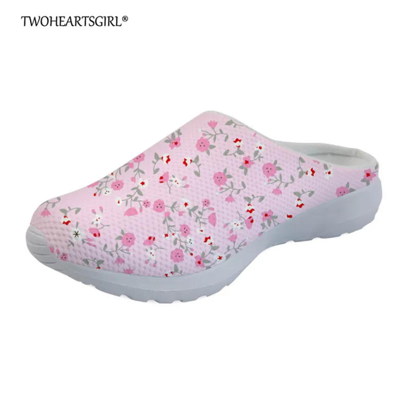 Z2427CA Twoheartsgirl такса тапочки для женщин Летние удобные домашние сетчатые туфли на плоской подошве женские босоножки с воздухопроницаемой сеткой размера плюс - Цвет: Z2427CA