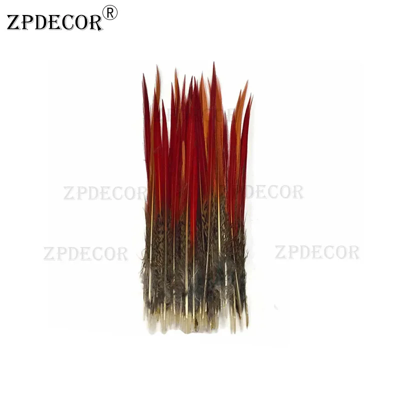8-10 Inch 20-25 CM Orange Tips Lady Amherst Pheasant Feathers | Дом и сад