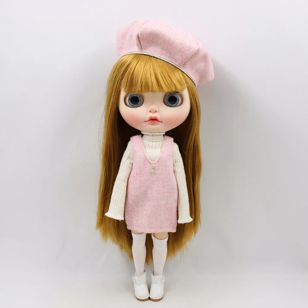 ICY Blyth doll licca тело Вязание рубашка с платье береты шапка носки сладкий и винтажные наряды