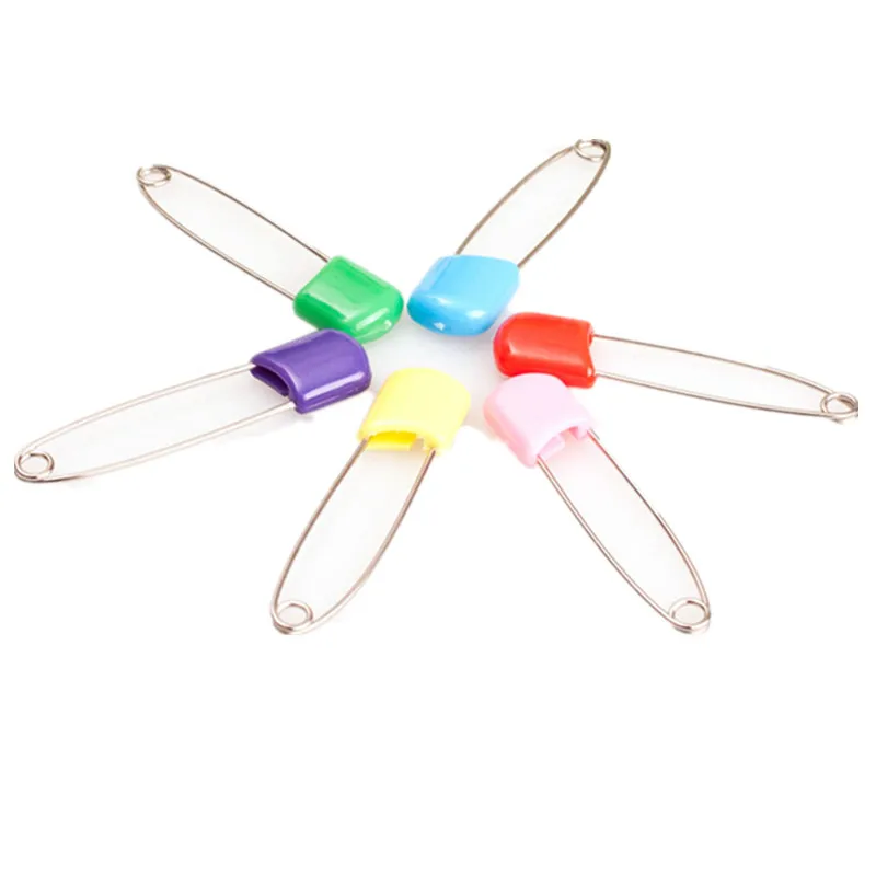 Цветные 10 шт 40 мм серебряные булавки для безопасности ювелирных изделий