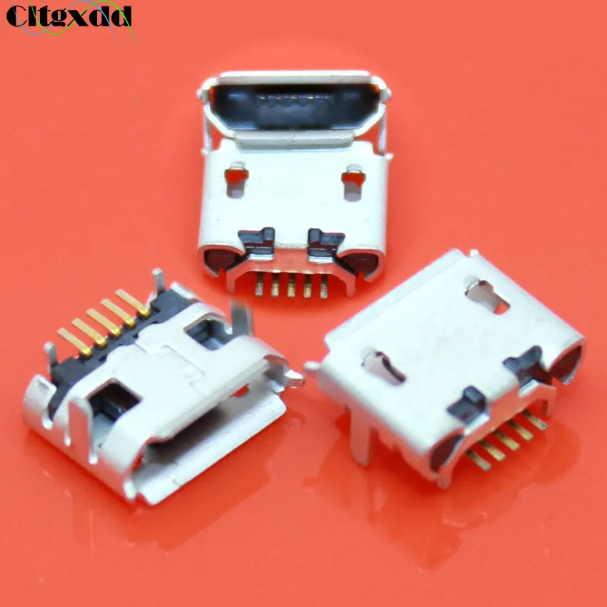 Cltgxdd 10 шт. 5 контактный SMT USB разъем микро Тип B мама размещение SMD DIP для Lenovo A3000 Huawei