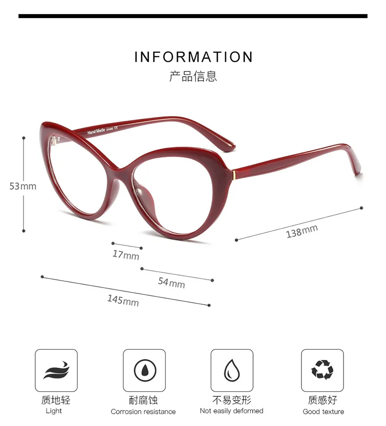 Fashion Cat Progressive Multifocal Lens Reading Glasses Ladies Women Near&Far Sight Eyeglasses Ultralight with box FML