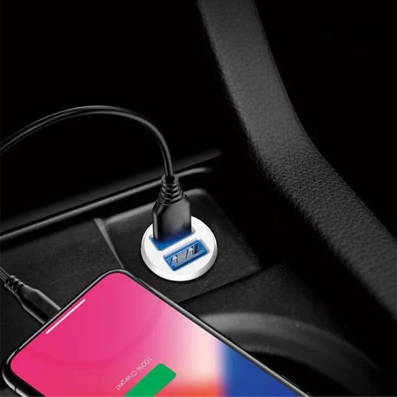 Rovtop Mini USB Автомобильное зарядное устройство 3.1A автомобильное двойное