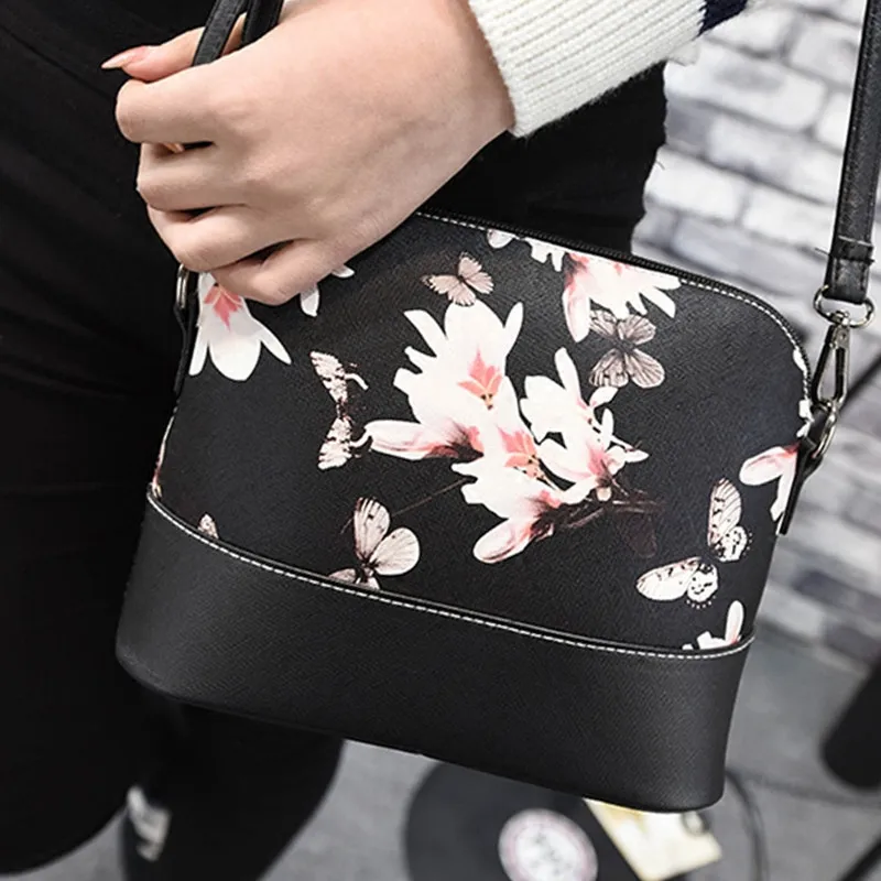 Женская сумка мессенджер ZOQW черная на плечо из кожи весна лето 2018|designer leather