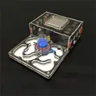 Размер L, плоская конструкция, доступно 9 цветов, муравьиная ферма, акриловая влагоотталкивающая площадка с зоной кормления, насекомые, муравьиная вилла, питомец, увлекательная ферма, муравьи