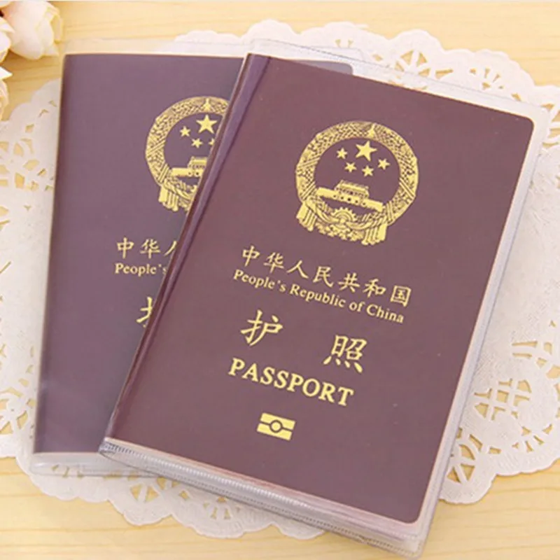 Прозрачный чехол для паспорта прозрачный водонепроницаемый чехол-кошелек