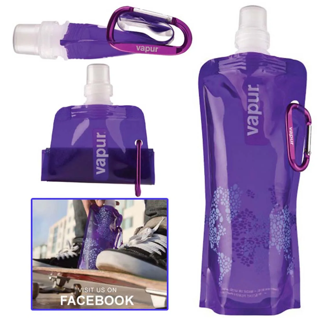 1 Pcs Portable folding Cup Water Bottle Outdoor Travel Camping Mountaineering Tourism Hiking Drinking Kettle | Дом и сад