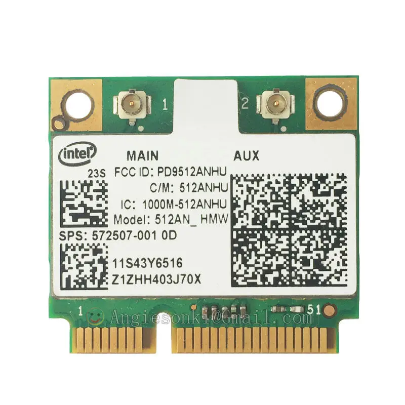 Сетевая WLAN Wi Fi карта ANHMW 43Y6517 5100 001 для Lenovo IBM Intel 512 Mbps T400S SL410 SL510 Dv6 Dv7 Dv8|wifi card|wlan wifiwifi