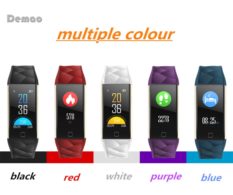 T20 часы цветной экран фитнес-трекер кровяное давление монитор сердечного ритма