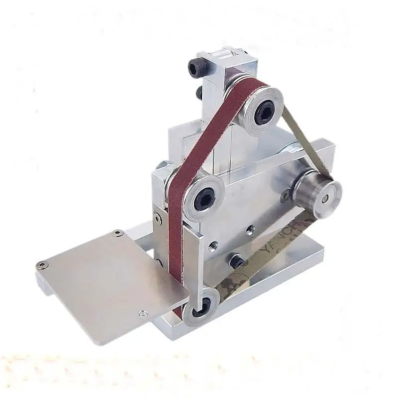 

Aluminum 10mm Belt Desktop Grinder With Power Supply Speed Governor Silent Soft Shaft 4000-9000/Min