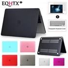Чехол для ноутбука EQHTX, для Apple MacBook Air 13 Pro Retina 11 12 13 15 MacBook 2016'2017 '2018 New Air Pro 13 15 