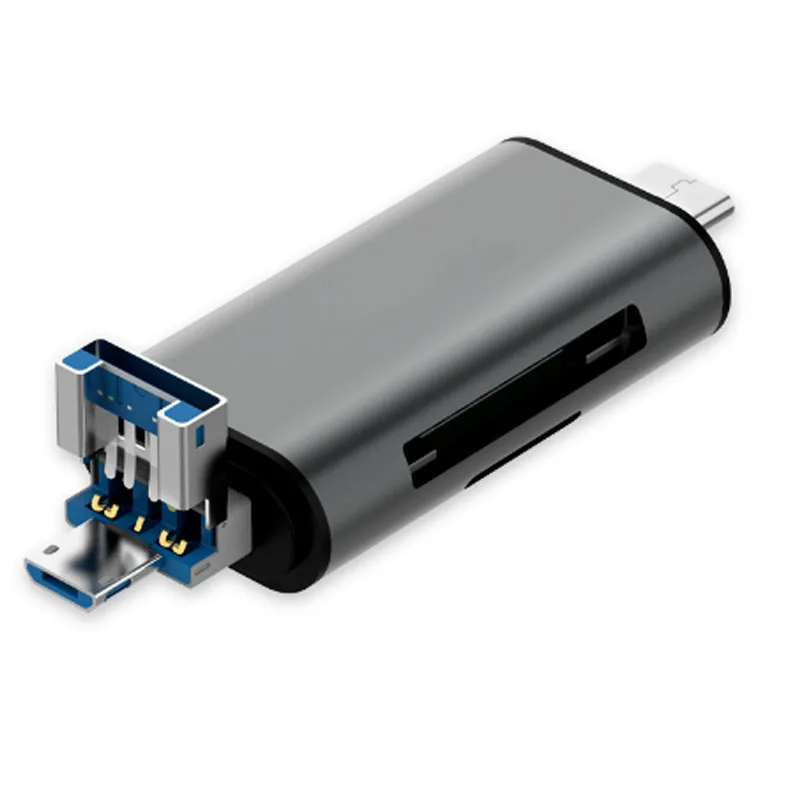 Все в 1 Usb2.0 кард ридер высокая скорость SD карта памяти Micro Type C USB Otg