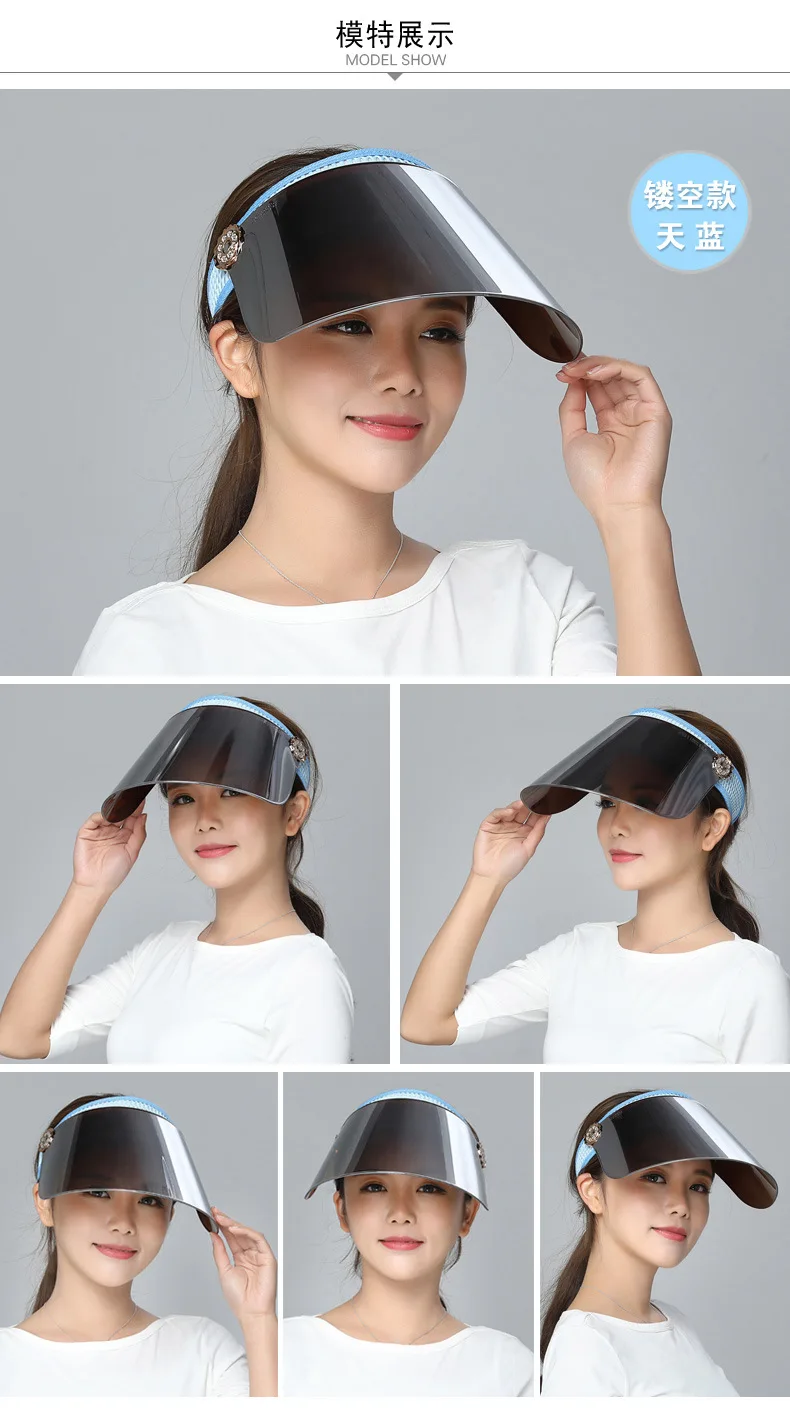 10 шт./лот солнцезащитная Кепка с УФ защитой/шляпа козырьком для пеших прогулок гольфа ходьбы бега шапка