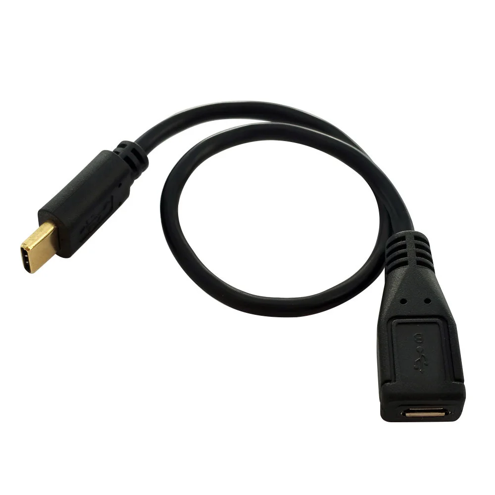 25 см USB Type C к Micro адаптер Шнур для ZTE Axon 7 Mini/Imperial Max 2/Zmax Pro | Электроника