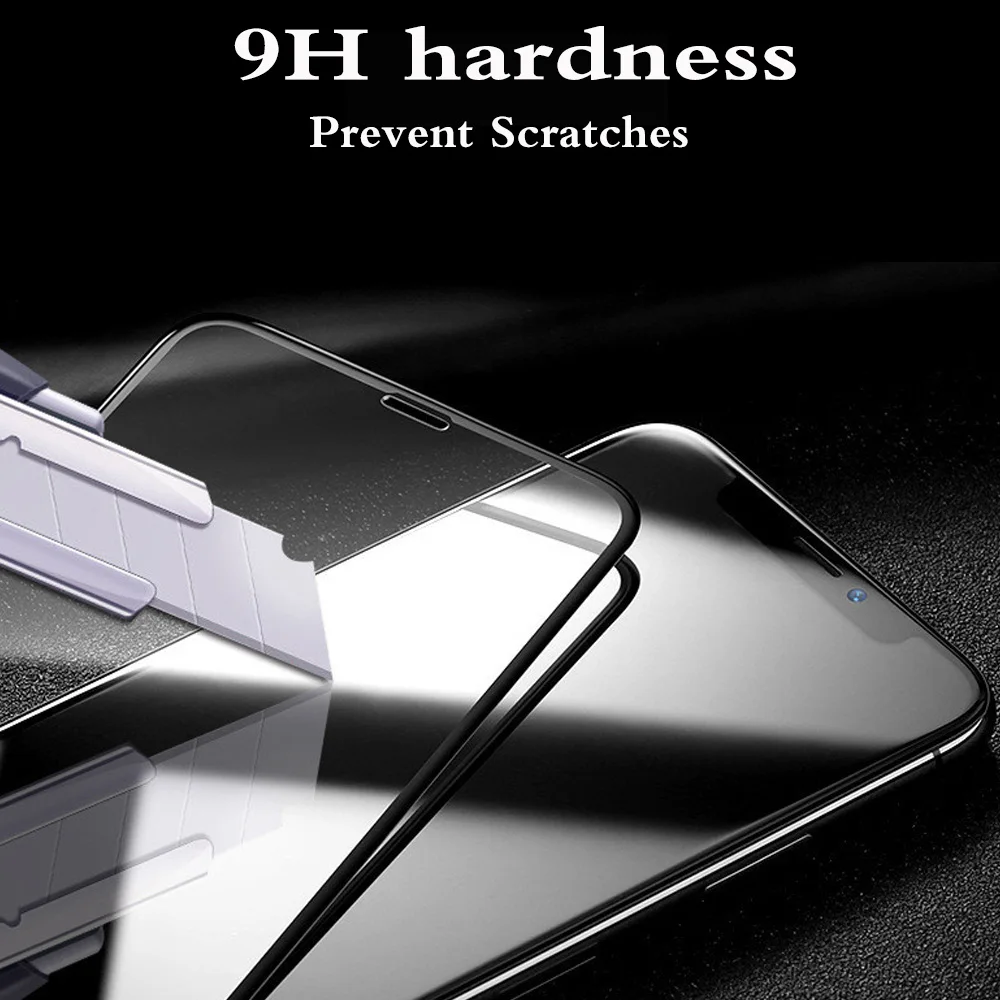 Для Apple iPhone X XS MAX XR полное покрытие закаленное стекло Защита экрана для 6 6S 7 8 Plus