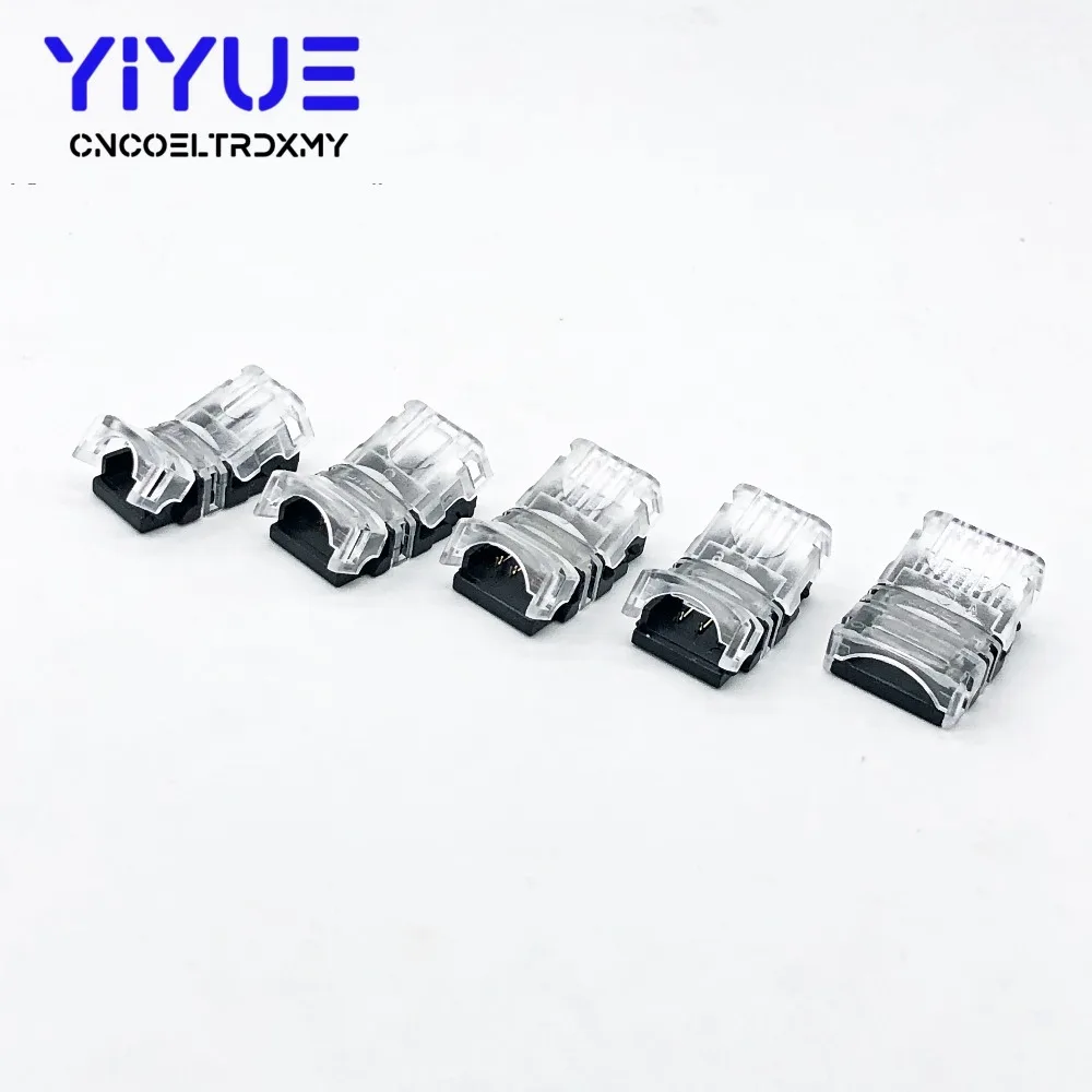 5 шт./лот 2pin 3pin 4pin 5pin Светодиодная лента соединитель для одного RGB RGBW цвета 3528 5050