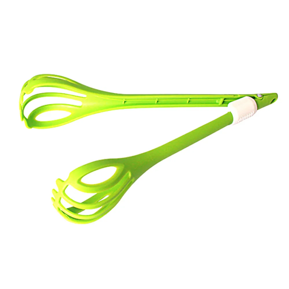 

Multi-function 3 in 1 Food Noodle Clips Egg Beater Drinks Manual Whisk Mixer Stirrer Pasta Tongs Salad Clip Kitchen Gadget