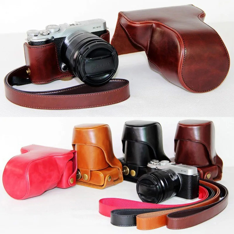 Чехол для фотоаппарата чехол FUJIFILM FUJI FINEPIX из искусственной кожи XA2 XA1 X A1 M1 XM 1 XM1 с