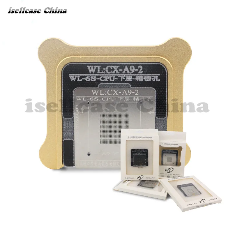 Возняк WL лучший для iphone 5 6 6s 6s p Plus процессор NAND A7 A8 A9 A10 процессор BGA reball жестяная сеть трафарет Gre0at ремонт инструмента база