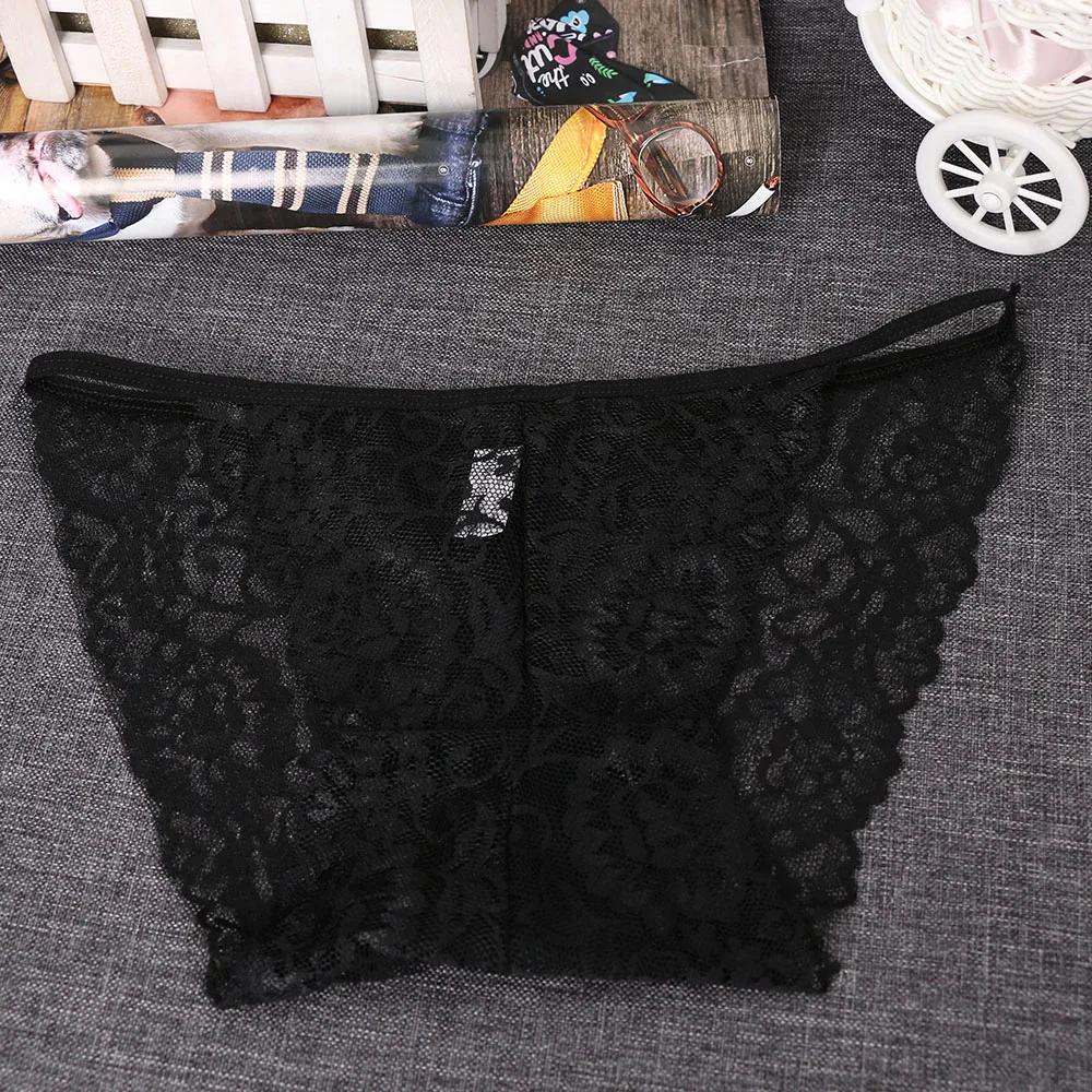 1 шт. сексуальные трусики женские кружевные трусы с заниженной талией нижнее