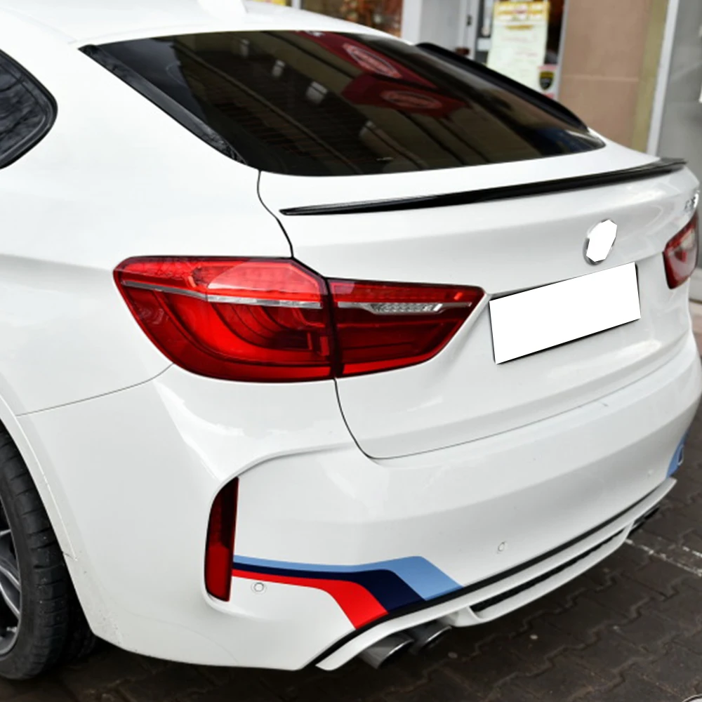 Задний спойлер из углеродного волокна MP Style для BMW F16 X6 2014 2018|carbon fiber rear spoiler|rear