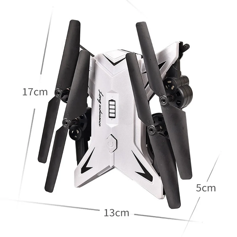 Складной wifi FPV RC Квадрокоптер Дрон с 1080P 5.0MP камерой селфи Дрон Радиоуправляемый вертолет Дрон 20 минут дети