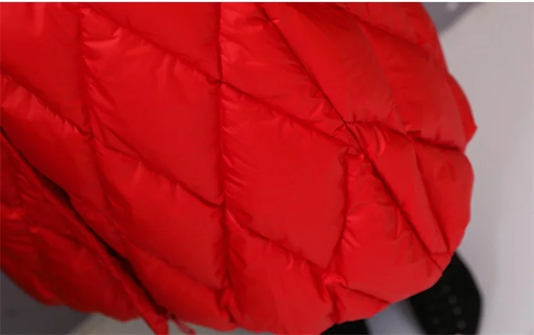 winter Women Snow White Down Coat Plus size Fashion jacket hoodie long Parkas warm Sweet Jackets Female winter coat clothes