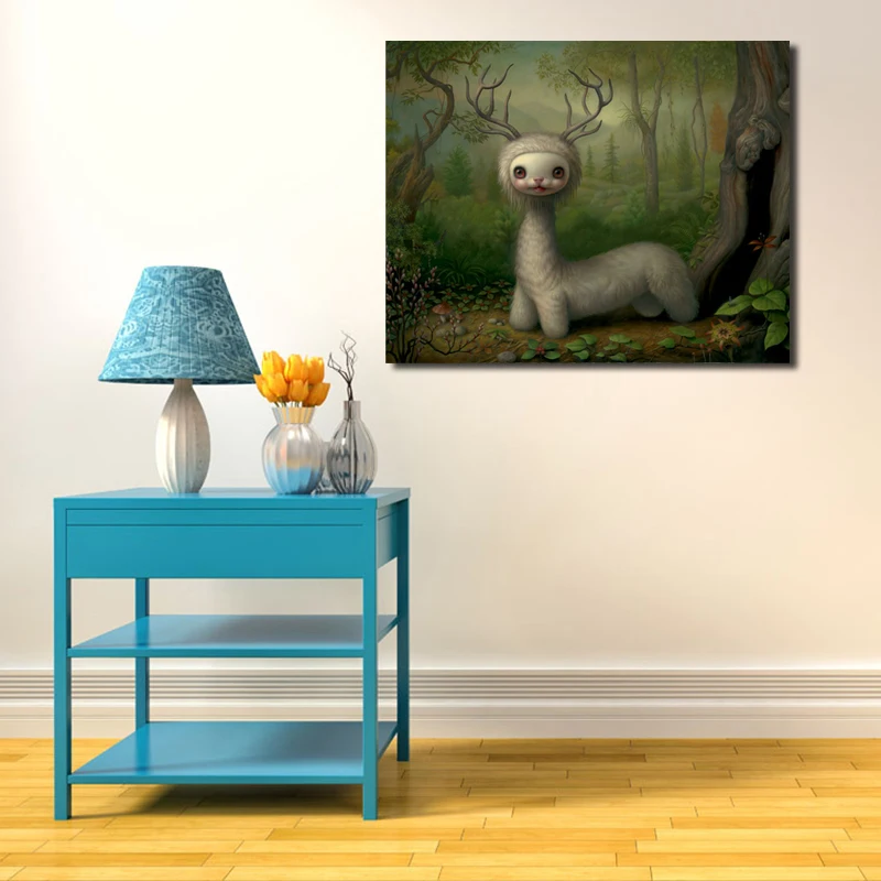 Mark Ryden Yoshi The Forest Spirit HD настенный художественный холст постер и печать Картина