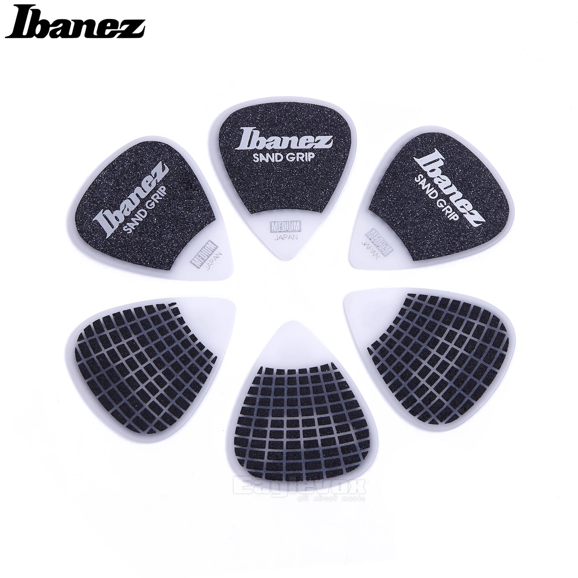 Ibanez песок сцепление медиаторы рук и надежный захват плотная Широкая поверхность