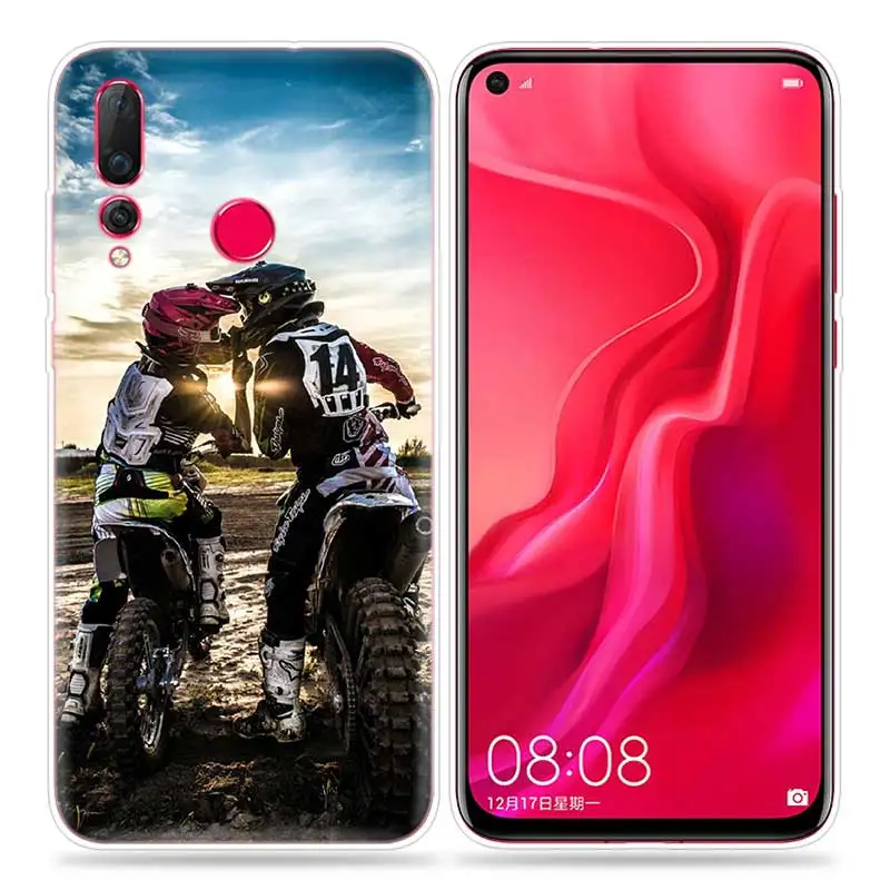 09 Спортивный мягкий чехол Moto Cross для huawei Honor 10i 8S 8A 8C 8X10 9 Y9 Y7 Y6 Y5 Play Lite чехол для телефона Fundas - Цвет: 09