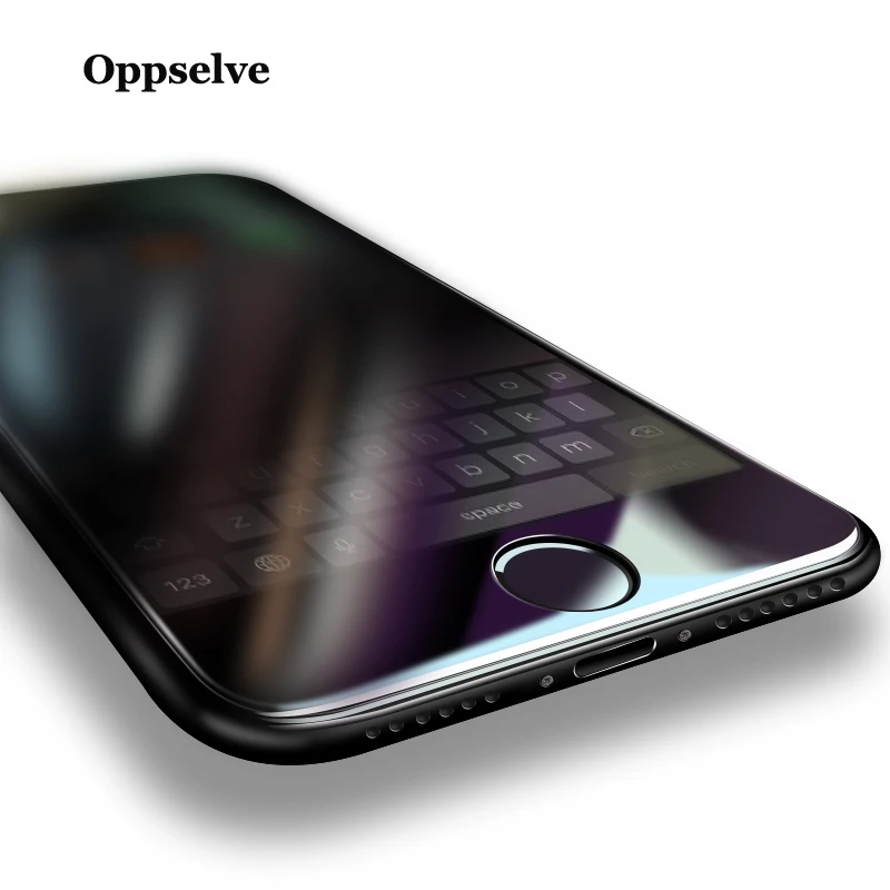 3D защитная пленка Oppselve для iPhone 8 7 6 S Plus антишпионское Защитное стекло Xs Max XR X