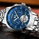 Mens Watches LIGE Top Brand Luxury Tourbillon Automatic Mechanical Watch Mens Business Stainless Steel Waterproof Watch Relogio Other Image
