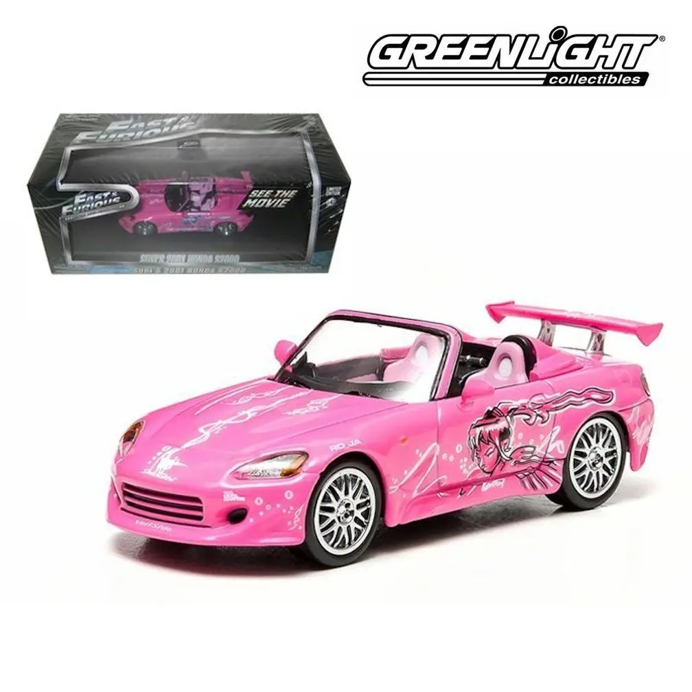 GL 1:43 Suki's 2001 Honda S2000 розовый сплав модель автомобиля литье под давлением металлические игрушки подарок на день рождения для детей мальчиков