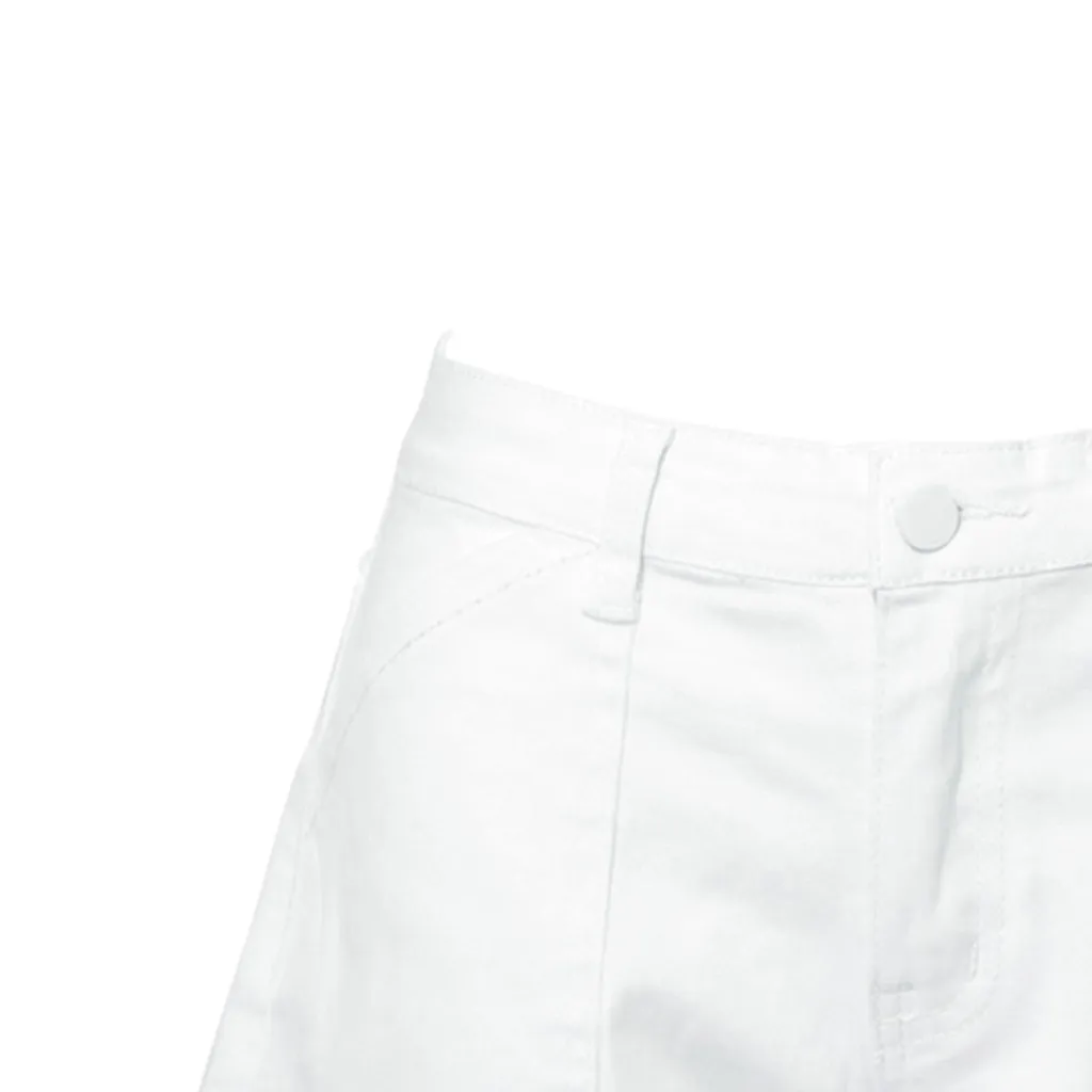 Streetwear Summer Women Denim Shorts 2019 New Arrival Low Waisted Washed Solid Short Mini Jeans Pants |