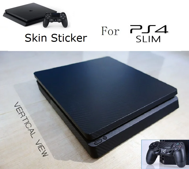 Чехол-наклейка из углеродного волокна HOTHINK 5 видов цветов защитная пленка для PS4