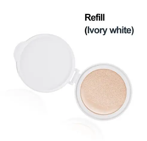 Ivory White Refill BIOAQUA воздушная Подушка BB крем макияж отбеливающий консилер Увлажняющий Осветляющий солнцезащитный крем контроль масла голый макияж - Цвет: Ivory White Refill