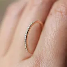 Новинка 2019, обручальное кольцо Yobest для женщин и мужчин, лаконичное классическое многоцветное мини-кольцо с фианитом, цвета розового золота, модные ювелирные украшения