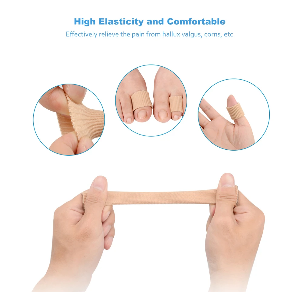 Demine вставки для пальцев ног трубка вальгусной деформации мозолей пароникья