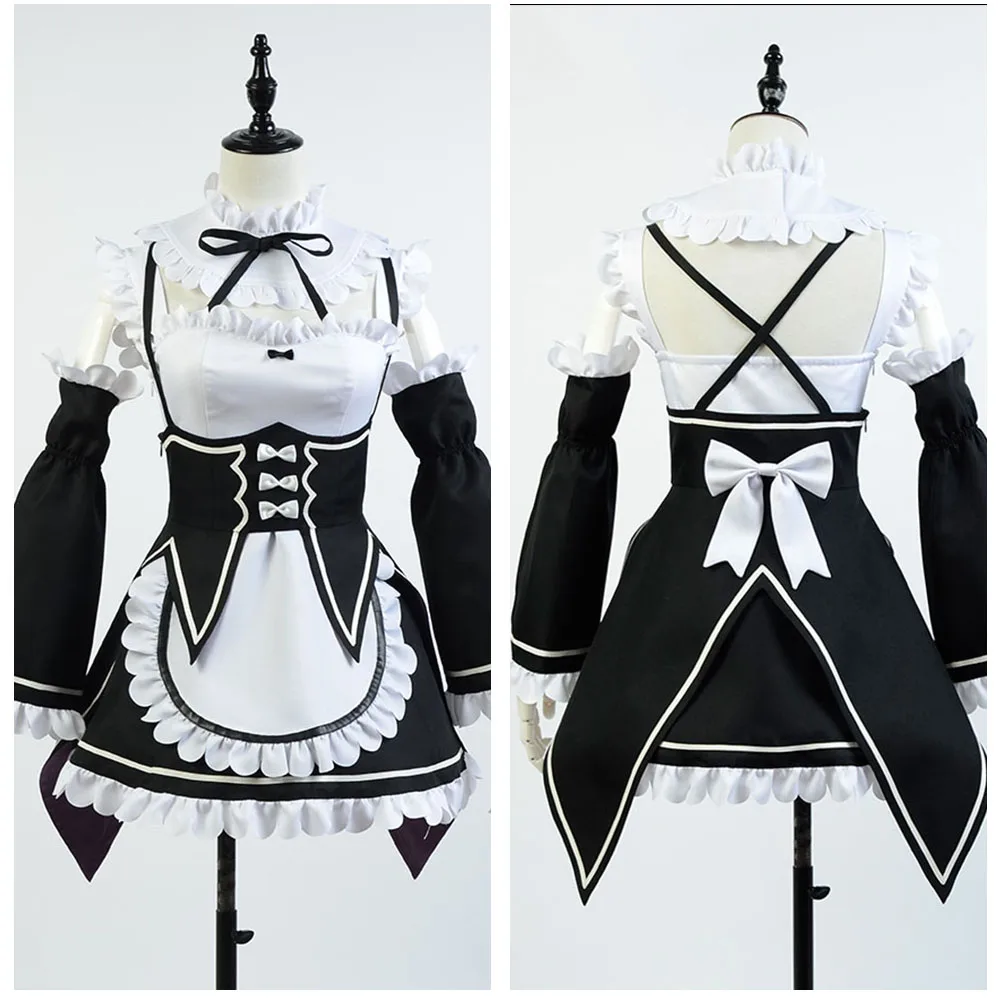 Re:Zero Kara Hajimeru Isekai Seikatsu Косплэй Re жизнь в другом мире ОЗУ Rem костюм платье служанки
