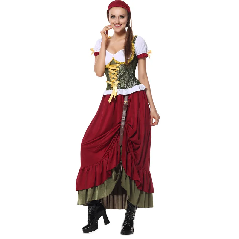 

Adult Halloween Costumes For Woman Hot German Beer Costume Oktoberfest Beer Festival Costume Woman Carnival Cosplay Costumes