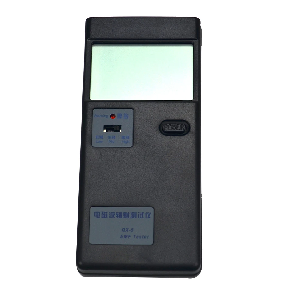 Eletromagnético do Detector de Radiação da Indicação Eletromagnético em Medidor Econômico da Força do Campo de 5hz-5000mhz Verificador Digital Qx-5