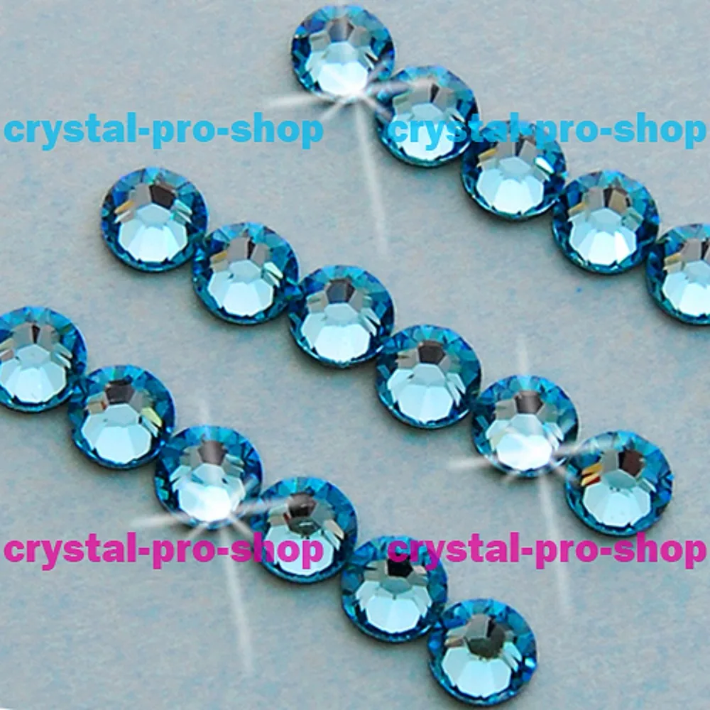 Элементы Сваровски Аквамарин (202) (без горячей фиксации/горячей фиксации) Утюг (ss3