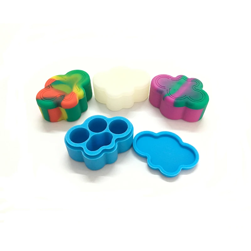 Фото Non-stick Silicone Container Wax Dab Oil Jar 22ml Cloud Shape Concentrate 10pcs/lot Дом и сад Non-stick Silicone Container Wax Dab Oil Jar 22ml Cloud Shape Concentrate 10pcs/lot Дом и сад