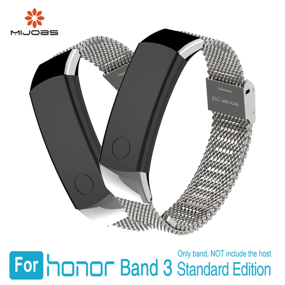 Металлический ремешок для Honor band 3 браслет Huawei Band смарт браслет|Смарт-аксессуары| |