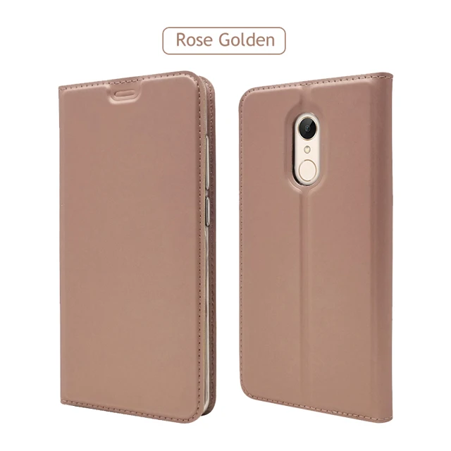 Розовый Для Redmi 5 плюс Чехол из мягкой искусственной кожи чехол-книжка с подставкой слот для карты бумажник кожаный флип чехол для Xiaomi redmi5 Redmi 5 плюс Чехол Coque - Цвет: Розовый