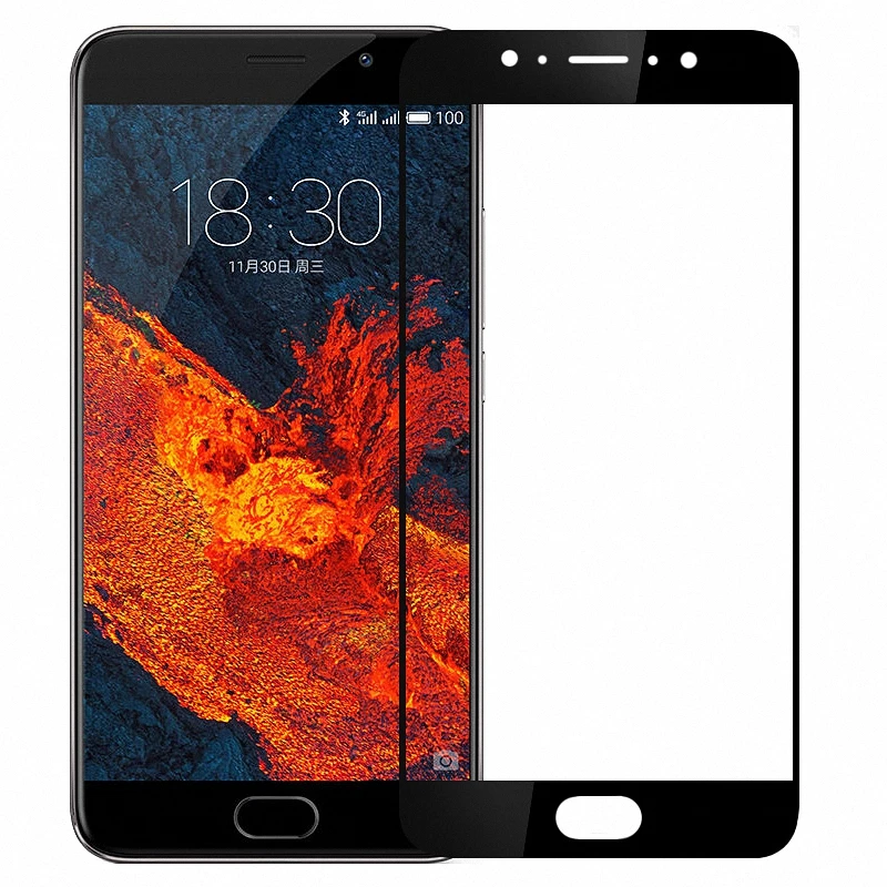 Для Meizu Pro 6 Plus полное покрытие закаленное стекло Защита для экрана Pro6 стеклянный