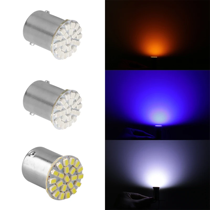 1156 22 SMD P21W BA15S светодиодный автомобильная лампа Авто Передние стоп сигналы