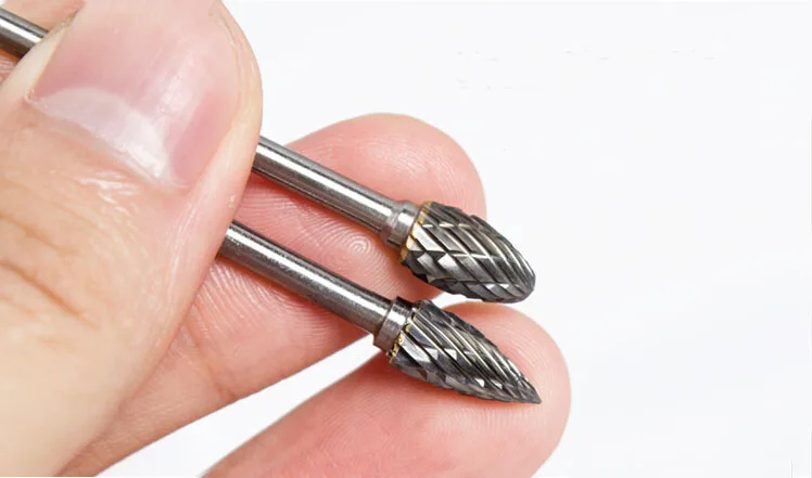 Новый 10 шт. 1/8 &quotхвостовик карбида вольфрама фреза инструмент Burr Double Diamond Cut
