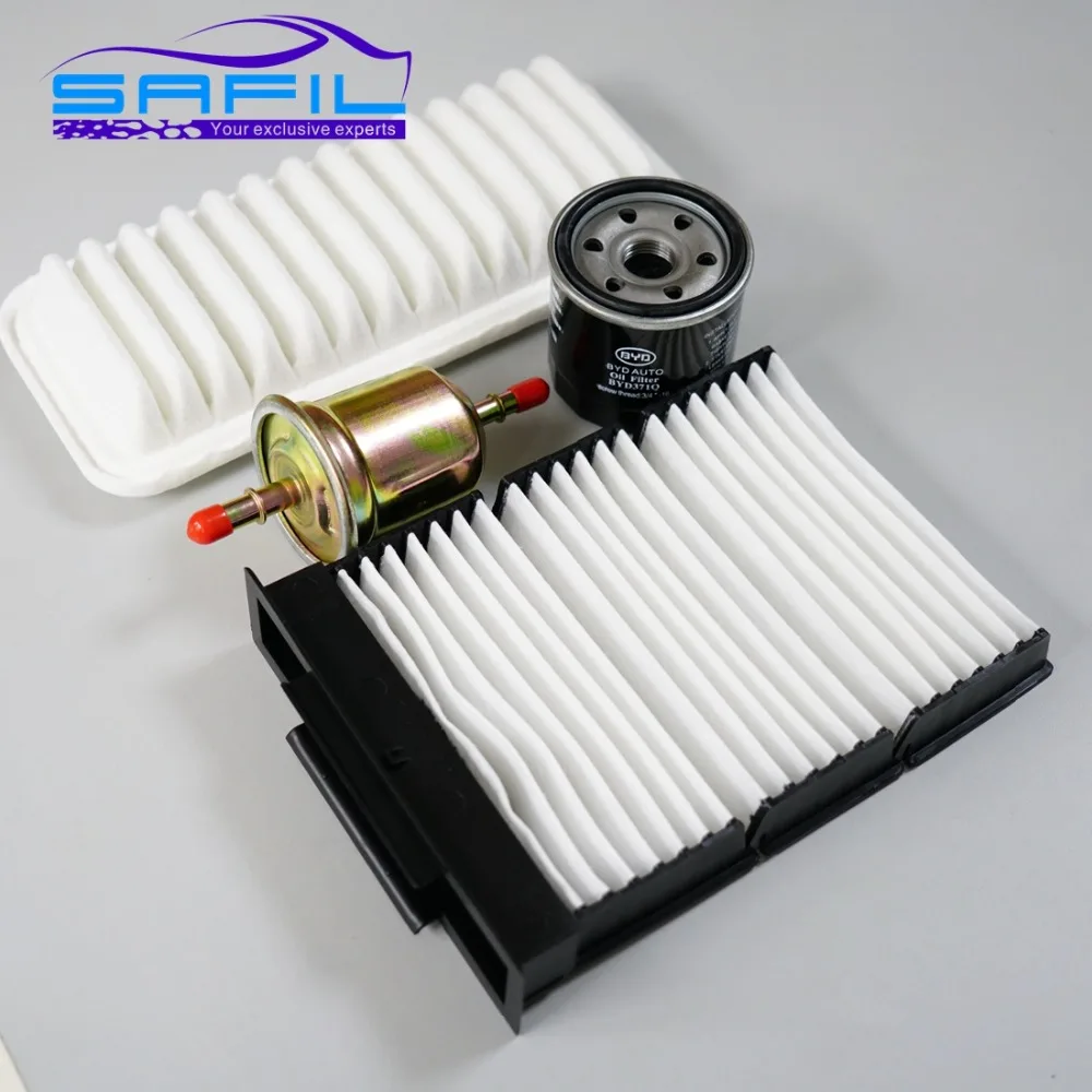 Набор фильтров для BYD F0 Air+ масло+ воздушный+ Бензин фильтр 17801-23030 15601-87703 BYDLK-8101014 BYD8121003-A