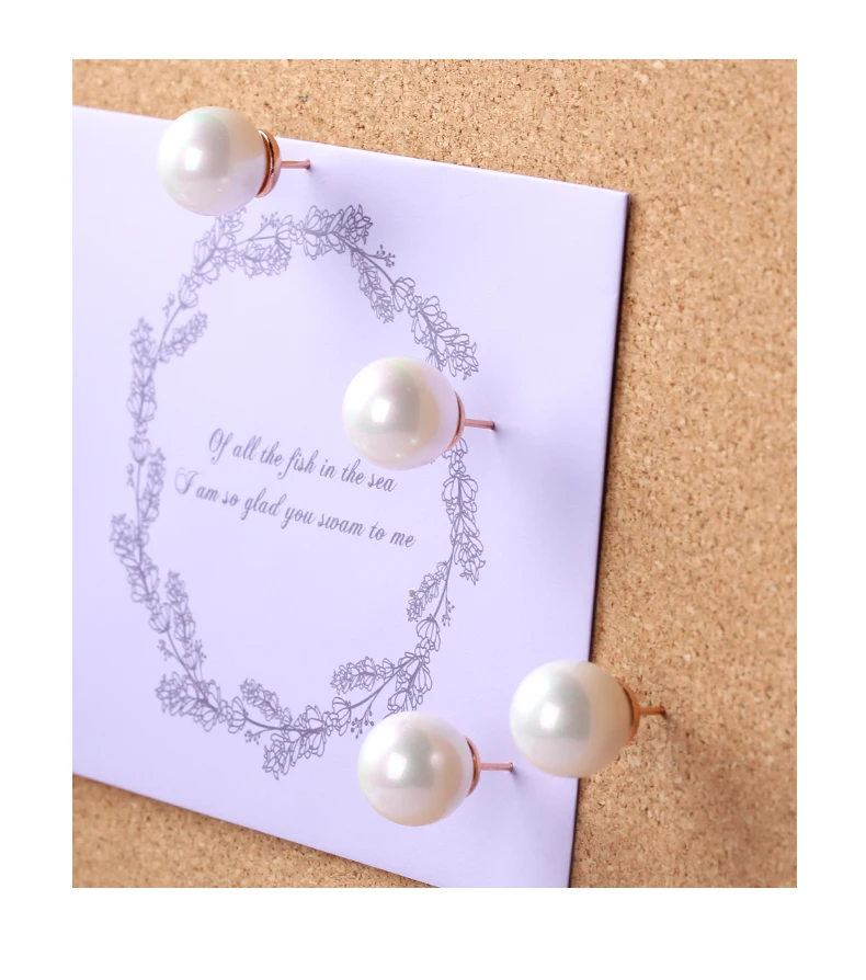 Никогда не круглый жемчуг в форме ThumbTack Pretty Board PushPins подарок для девочек канцелярские пробковые доски Pin Tacks для дома или офиса, декоративные